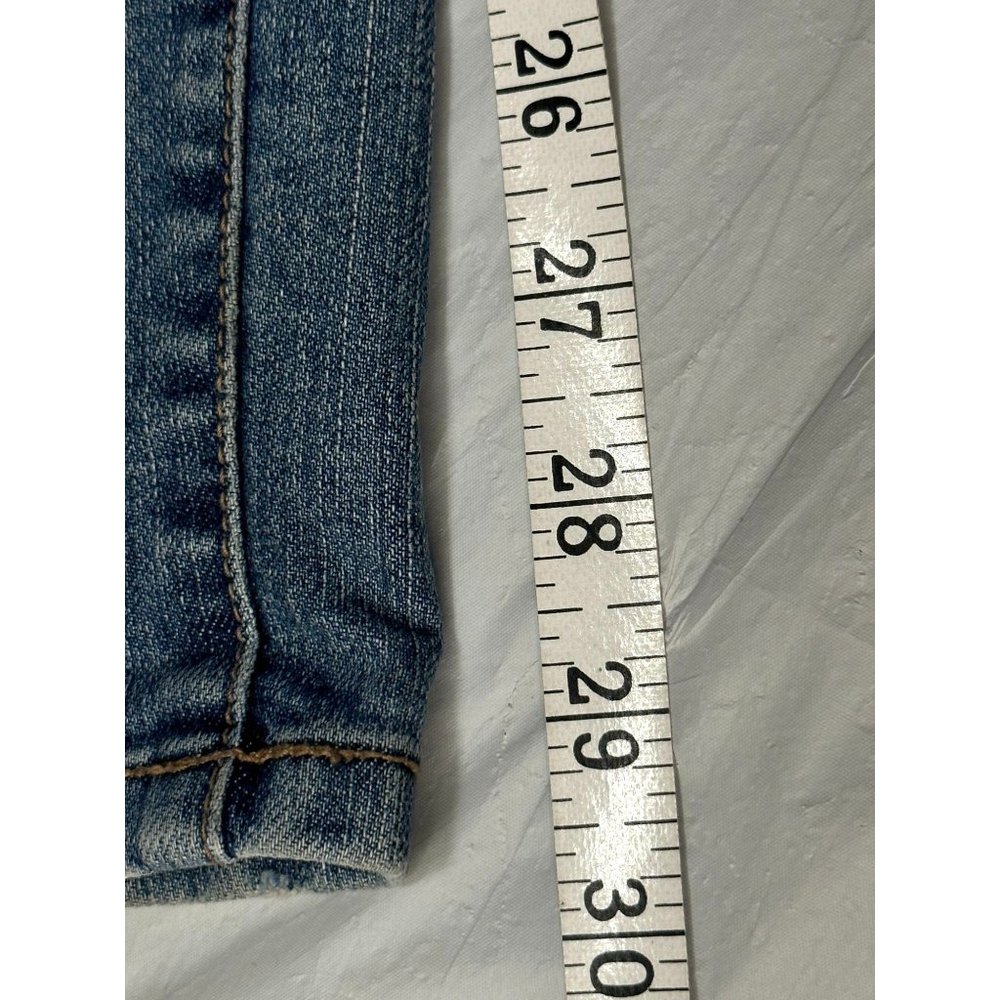 Loft Ann Taylor Mid Rise Modern Slim Jeans Blue Med Wash size 14 - Picture 4 of 15